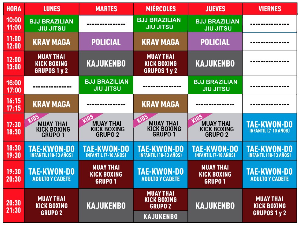 horario